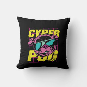 Coussin Cyber Carlin 2021 Drôle conception de Carlin chien