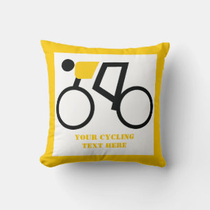 Coussin Cycliste à vélo sur mesure