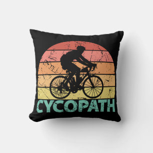 Coussin Cycliste Cycliste amusant Cycopath