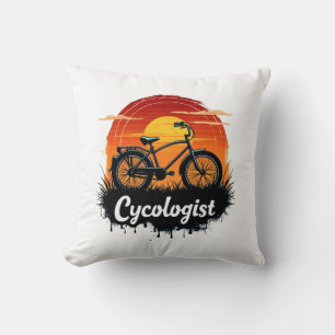 Coussin Cycologiste Aventure à vélo : Tir graphique au cou