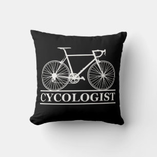 Coussin Cycologiste drôle dire vélo