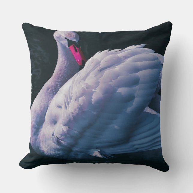 Coussin cygne - Confort élégant avec logo Swan Bir (Recto)
