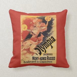 Coussin Cymbales se brisantes de fille de boîte de nuit