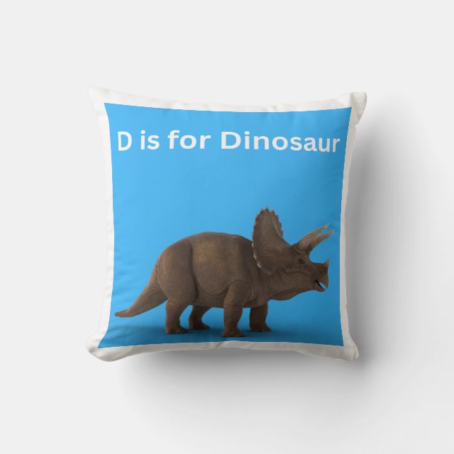 Coussin D est pour Dinosaur Thaillow (Recto)