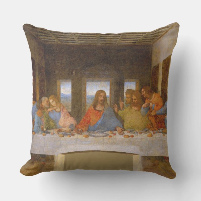 Coussin Da Vinci Dernier Supper Fine Art Classic (Recto)