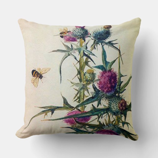 Coussin d'abeille de chardon (Recto)