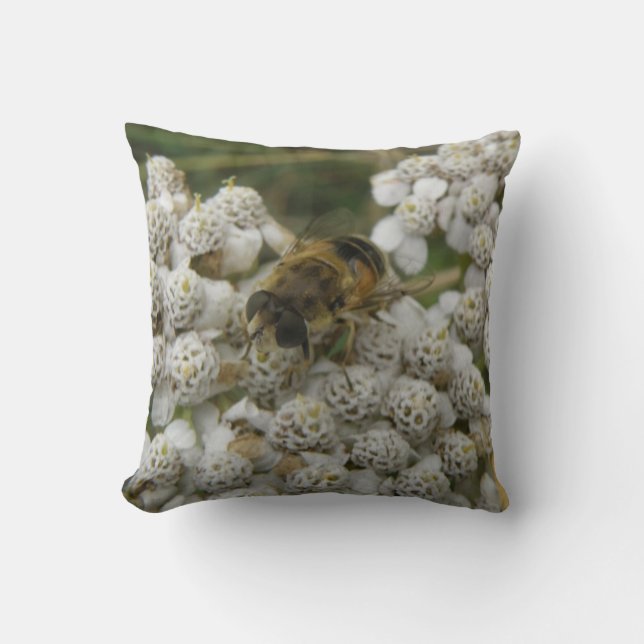 Coussin d'abeille et de fleurs de miel (Recto)