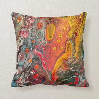 Coussin d'abrégé sur orange