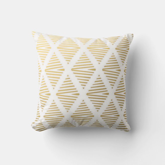 Coussin d'abrégé sur vacances de traçage d'or (Recto)