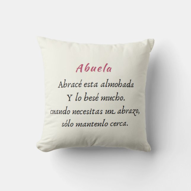 Coussin d'Abuela (Recto)