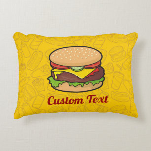 Coussin d'accent Cheeseburger