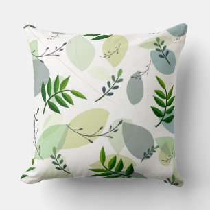 Coussin d'accent - Coussin jeté à motif botanique