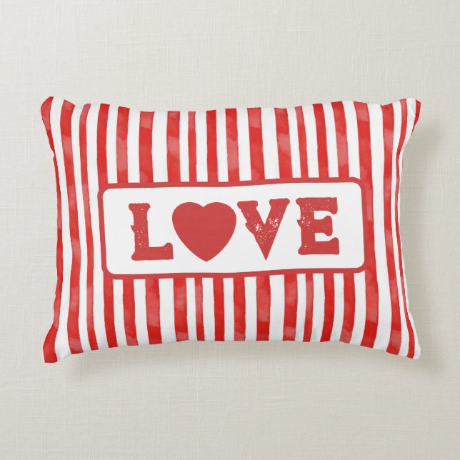 Coussin d'accent d'amour (Devant)