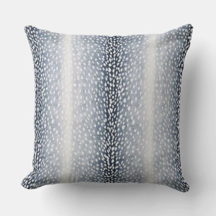 Coussin d'accent d'antilope de bleu marine