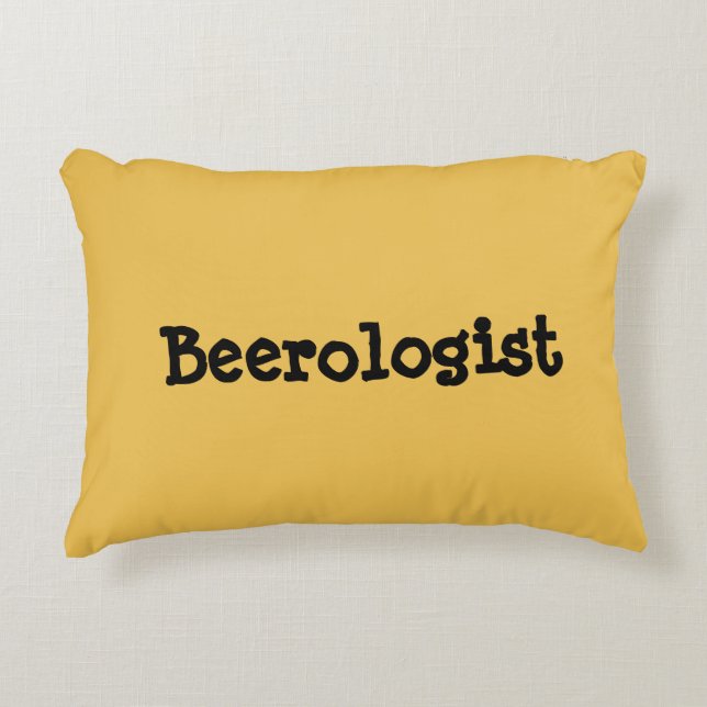 Coussin d'accent de citation de Beerologist (Devant)