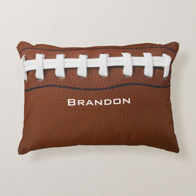 Coussin d'accent de conception de football (Devant)