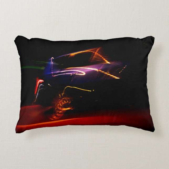 coussin d'accent de danse de voiture violet (Devant)