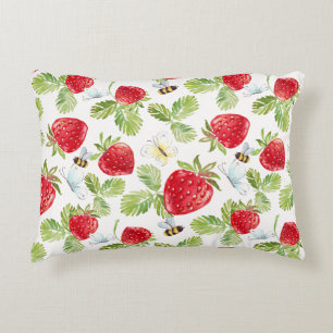 Coussin d'accent de fraise Buzz