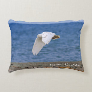 Coussin d'accent de hibou de Milou en vol