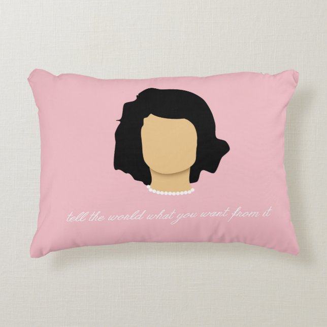 Coussin d'accent de Jackie Kennedy-Onassis (Devant)