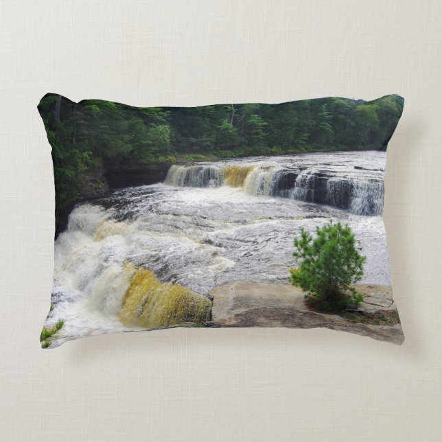 Coussin d'accent de Lower Tahquamenon Falls (Devant)