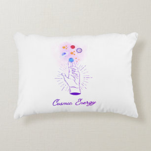 Coussin d'accent de main cosmique céleste - M mini