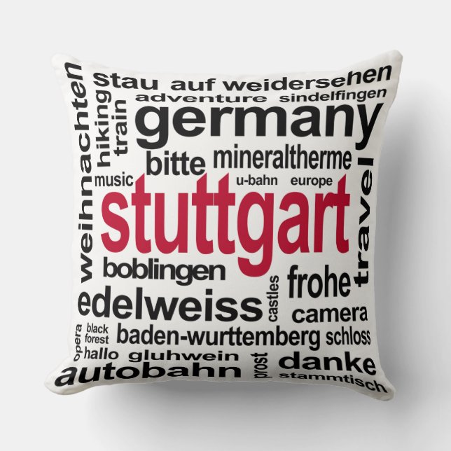 Coussin d'accent de Stuttgart (Recto)