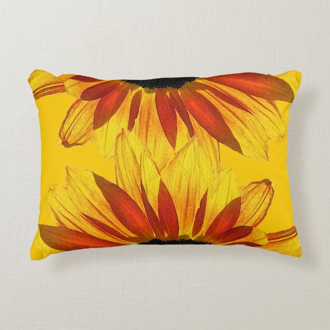 Coussin d'accent de tournesol (Devant)