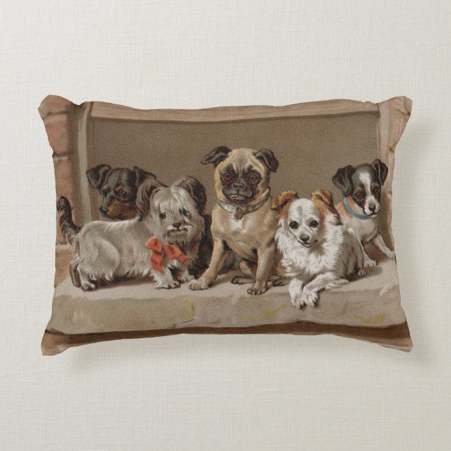 Coussin d'accent des chiens de surveillance de voi (Devant)