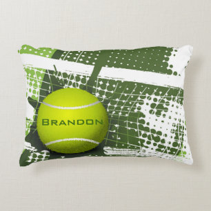 Coussin d'accent design de tennis