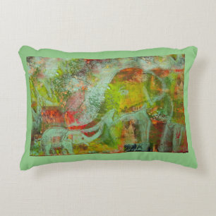 Coussin d'accent d'image d'éléphant