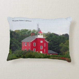 Coussin d'accent du phare Marquette Harbour