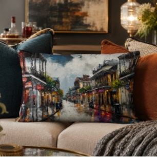 Coussin d'accent du Quartier Français 16x12