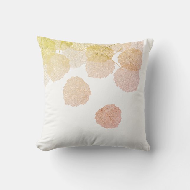Coussin d'accent - Feuilles de la nature (Recto)