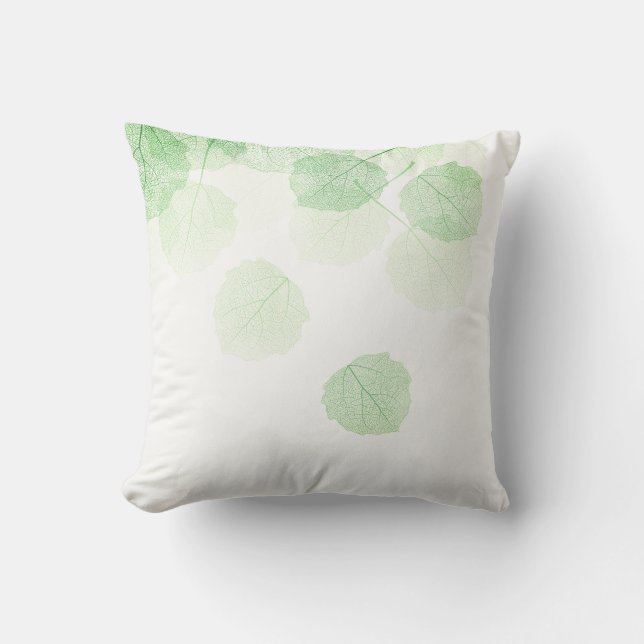 Coussin d'accent - Feuilles de la nature (Recto)