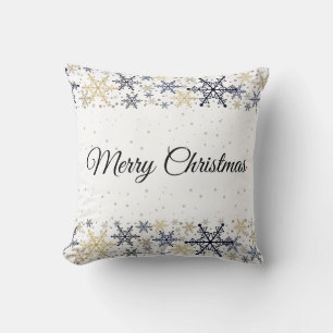 Coussin d'accent - Flocons de neige de vacances