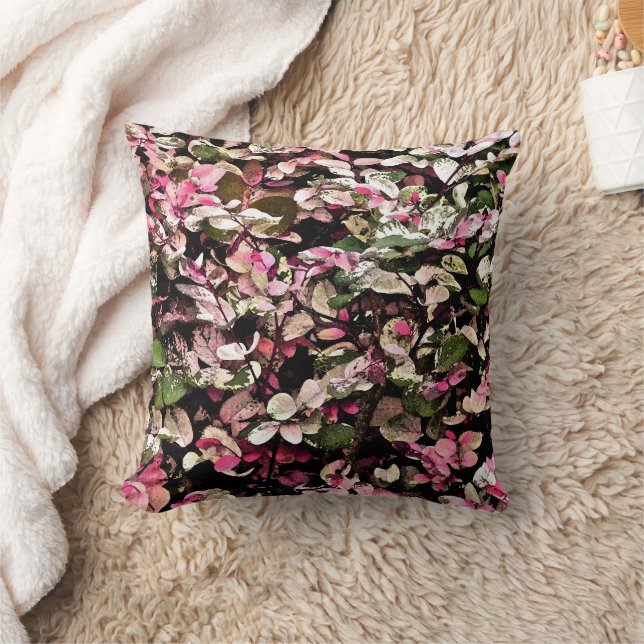 Coussin D'ACCENT FLORAL/PLANTE DE NEIGE/PINKS, VER (Couverture)