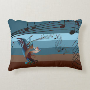 Coussin d'accent musical Kokopelli Sud-Ouest