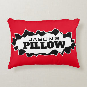 Coussin d'accent personnalisé avec trou déchiré