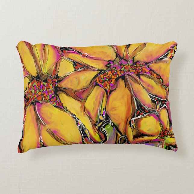 coussin d'accent "Tournesol magique" (Devant)