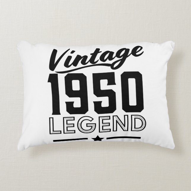 coussin d'accent vintage des années 1950 (Devant)