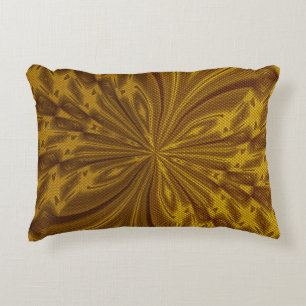 Coussin d'accents aurifère papillon Abstrait