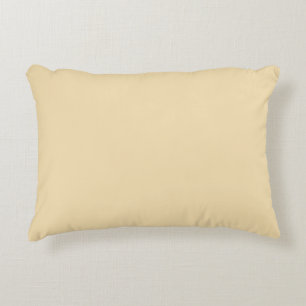 Coussin d'accents Carré à la crème banane ordinair