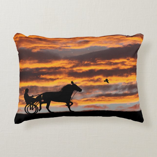 Coussin d'accents de cheval de Trot standard (Devant)