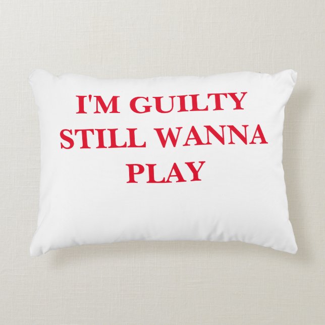 COUSSIN d'accents de culpabilité (Devant)