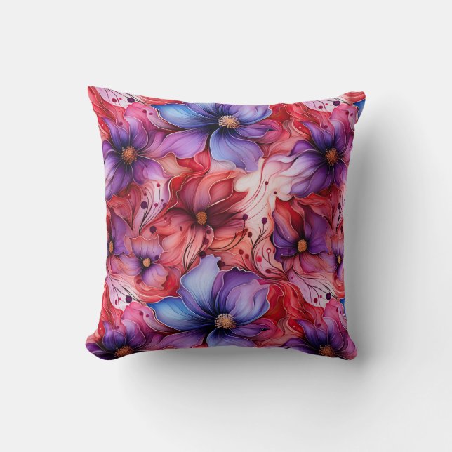 Coussin d'accents floraux (Recto)