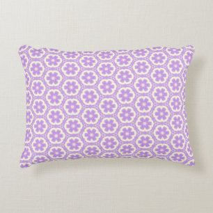 Coussin d'accents floraux violet clair
