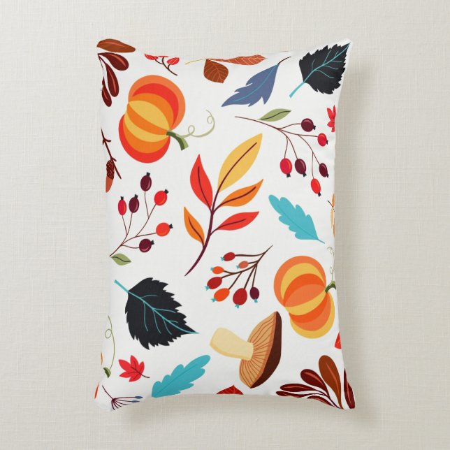 Coussin d'accents Motif d'automne (Devant(Vertical))
