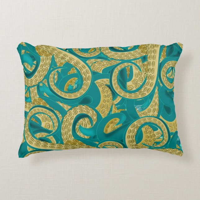 Coussin d'accents octopiques (Devant)