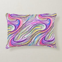 Coussin d'accents Pastel Swirlscape